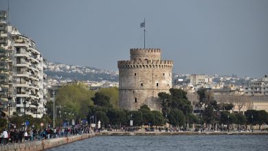 Selanik Beyaz Kule ve sahil yürüyüş yolu